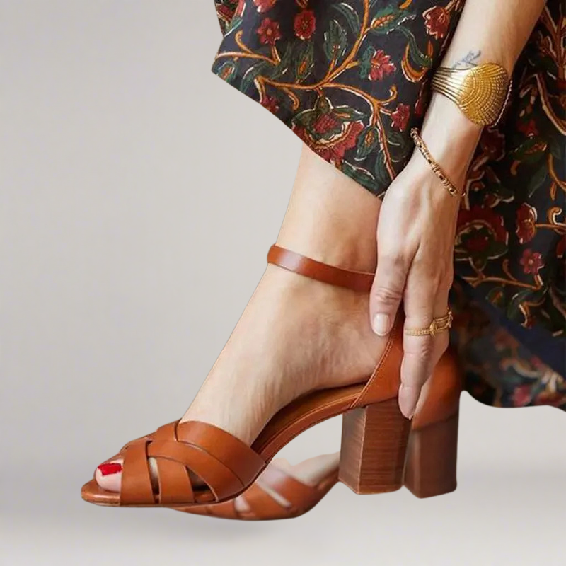 Amaya™ | Artisan Open Wedge Sandal