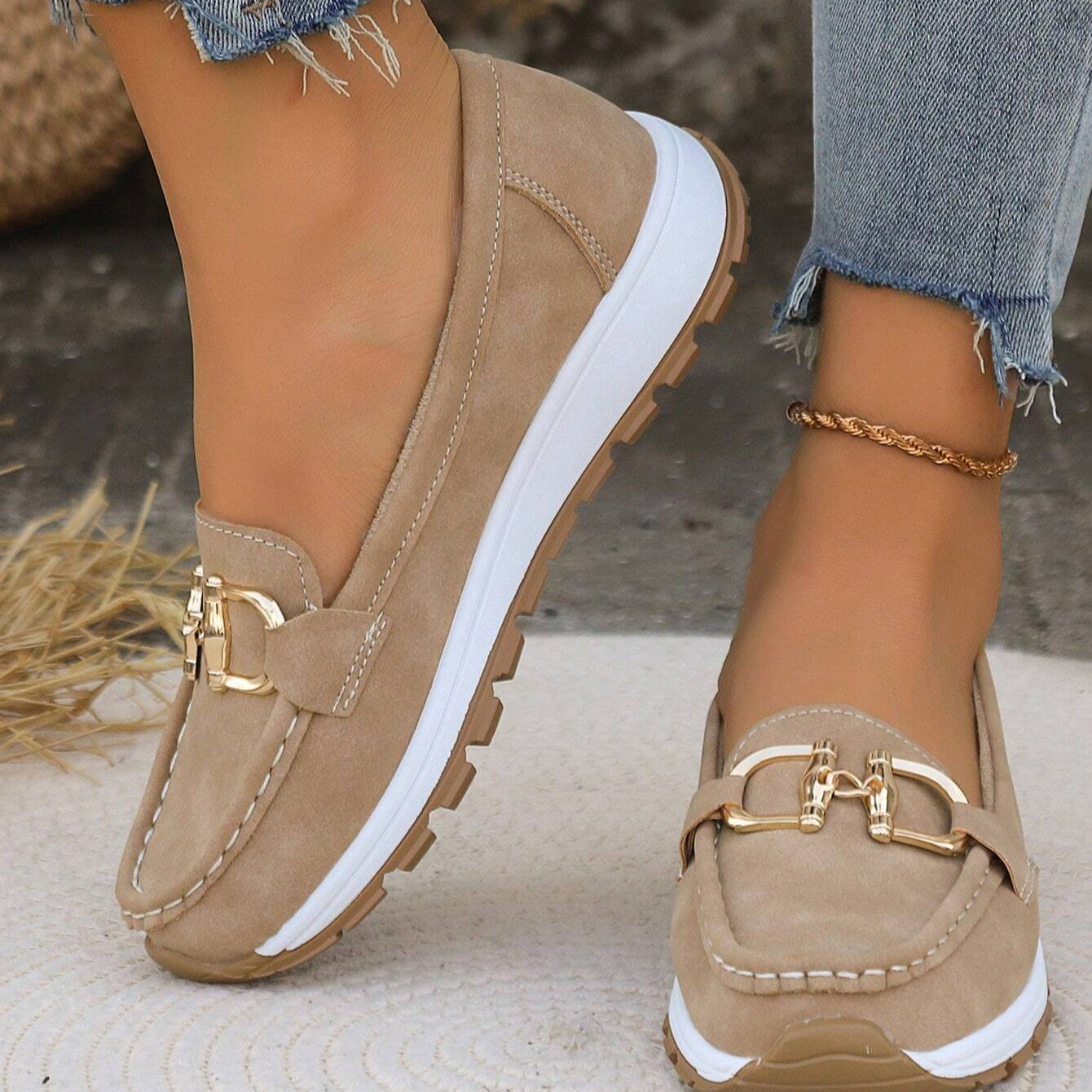 Yasim | Flat Buckle Loafers