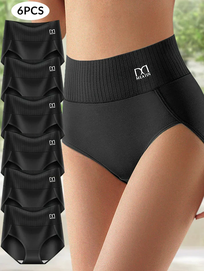 Cynthia™ | High-Waisted Tummy Control Briefs (6-Pack)