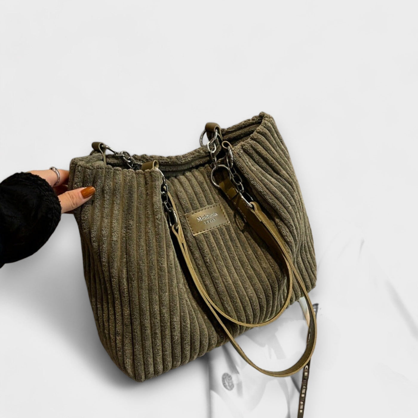 Georgia™ | Soft Cord Shoulder Bag