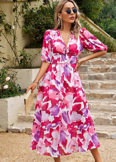 Allison | Elegant Floral Dress