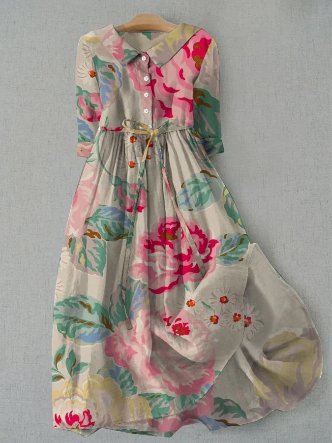 Livia - Elegant Floral Dress