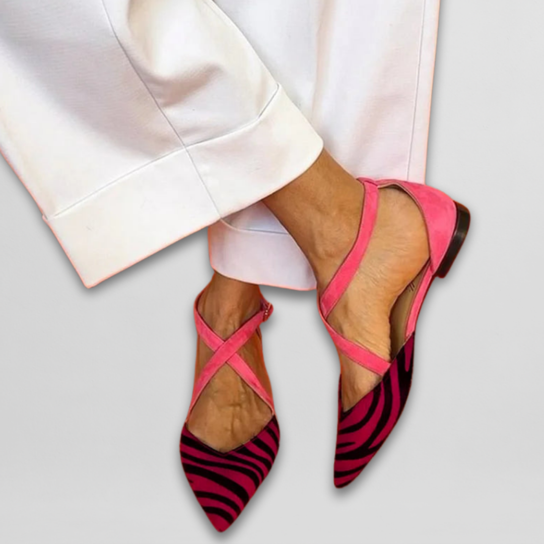 Judith | Elegant Ballet Flats with Refined Straps