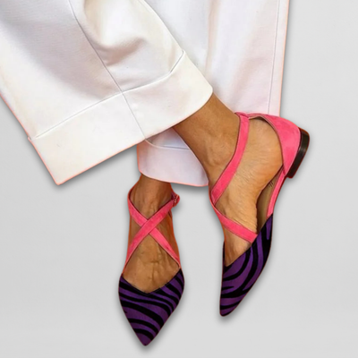Judith | Elegant Ballet Flats with Refined Straps
