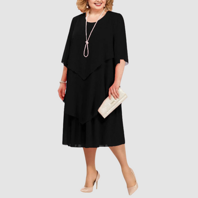 Elyce™ Comfortable Elegant Chiffon Midi Dress