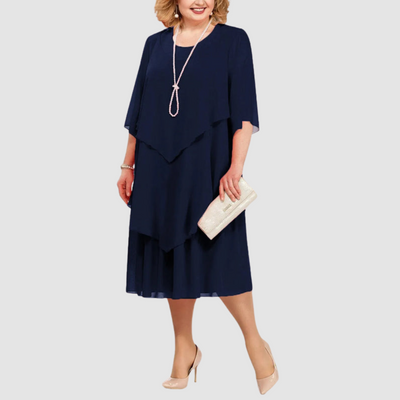 Elyce™ Comfortable Elegant Chiffon Midi Dress