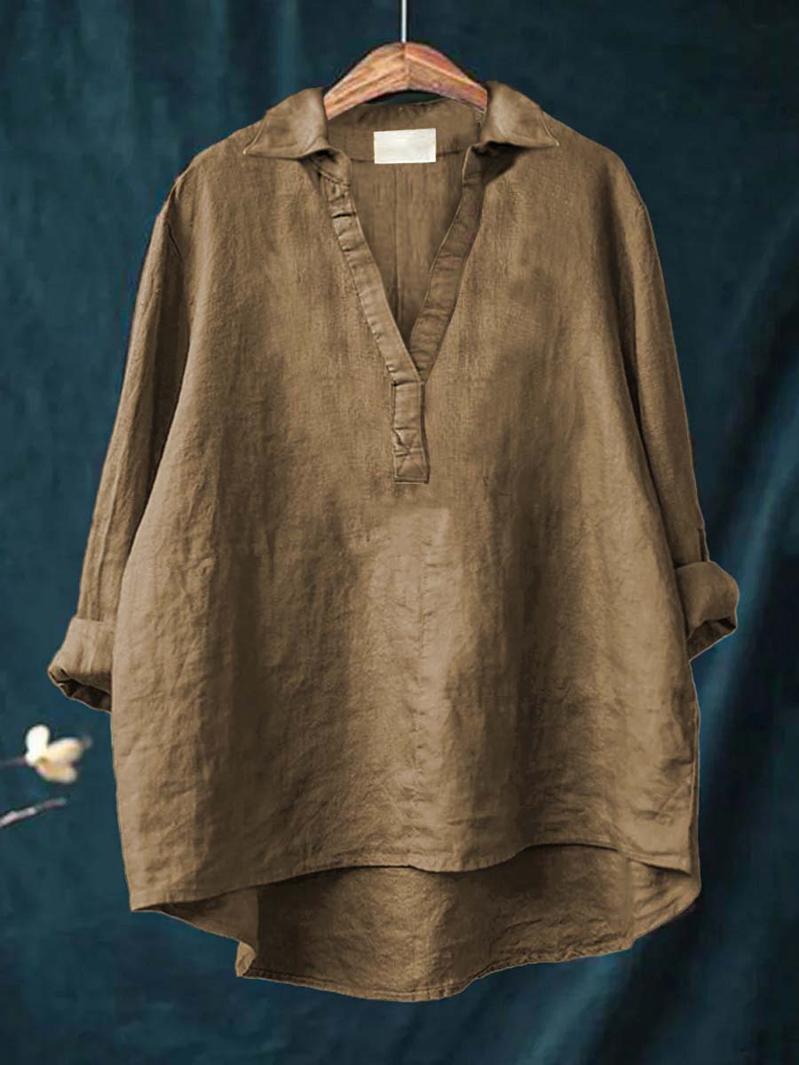Andrea™ | Linen Blouse