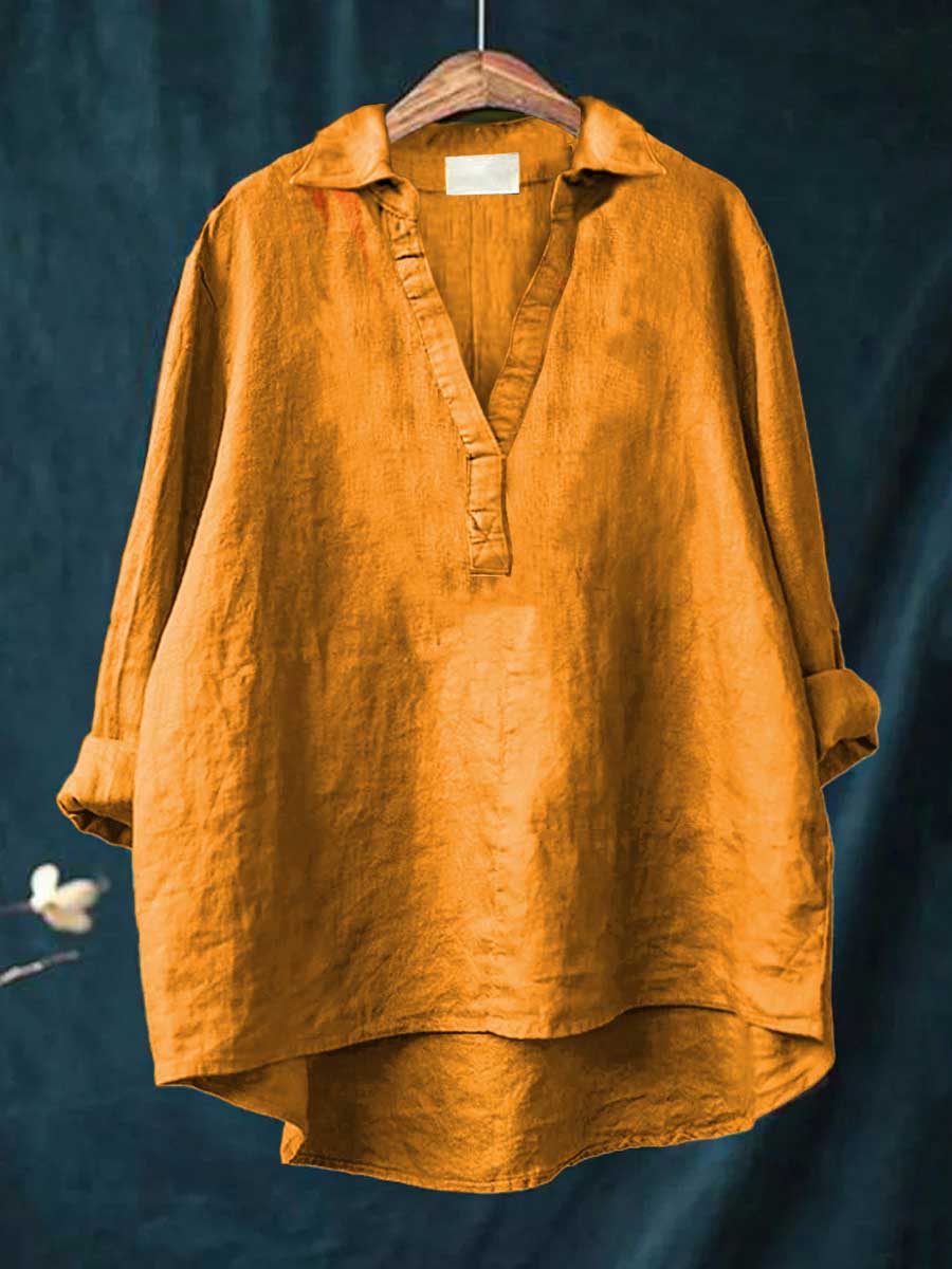 Andrea™ | Linen Blouse