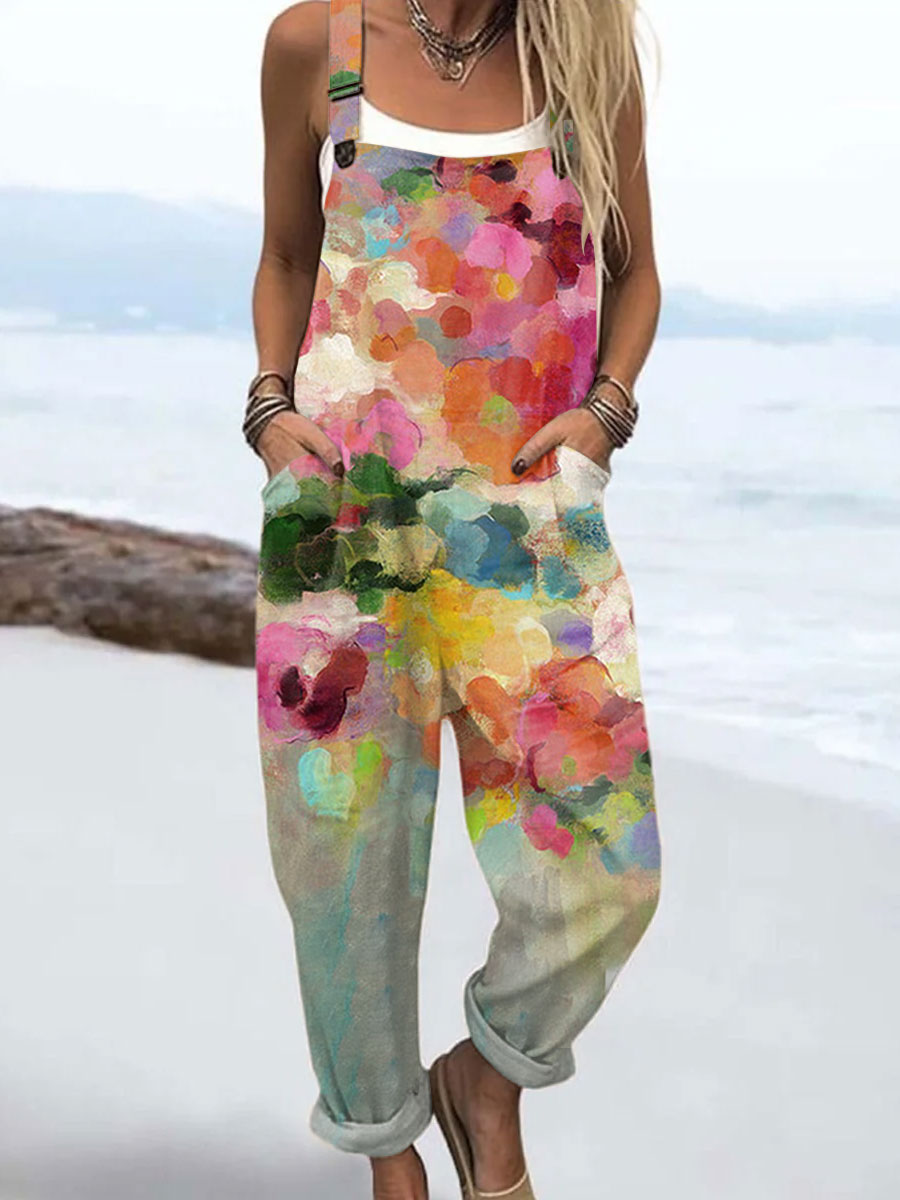 Vibeke | Watercolour Garden Jumpsuit