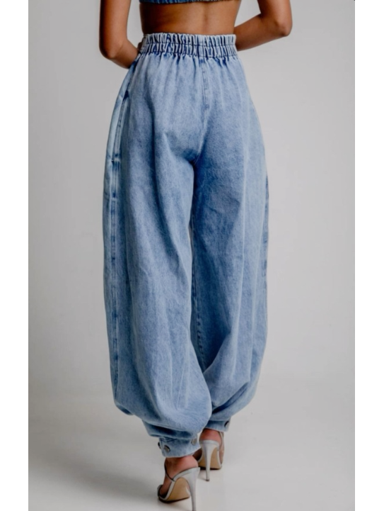 Ava™ | High Waist Balloon Jeans