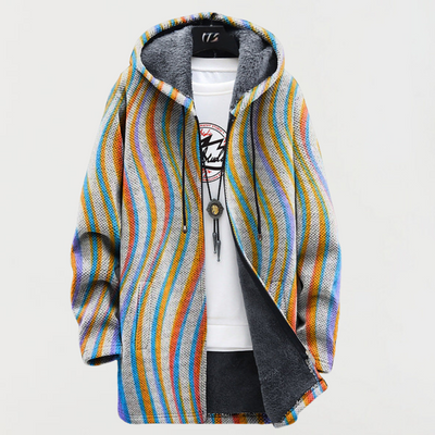 Maya | Swirl Stripe Hoodie