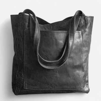 Linda - Elegant Leather Bag with Spacious Compartments