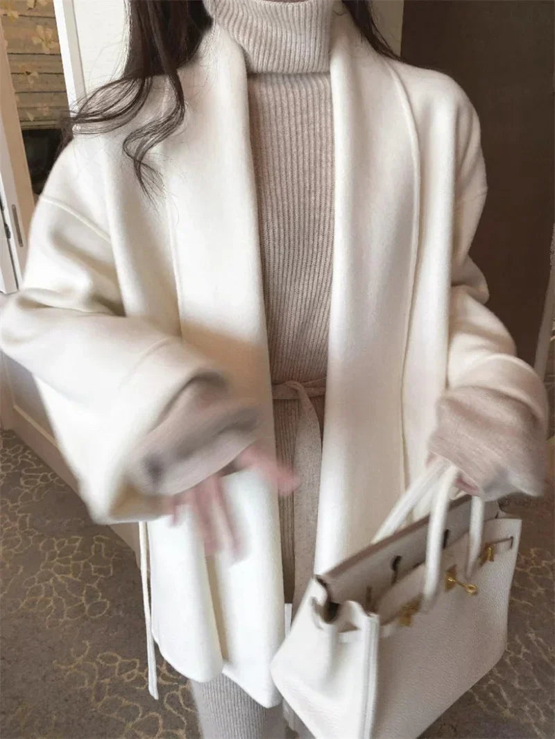 Serenya™ | Elegant Soft Wool Coat