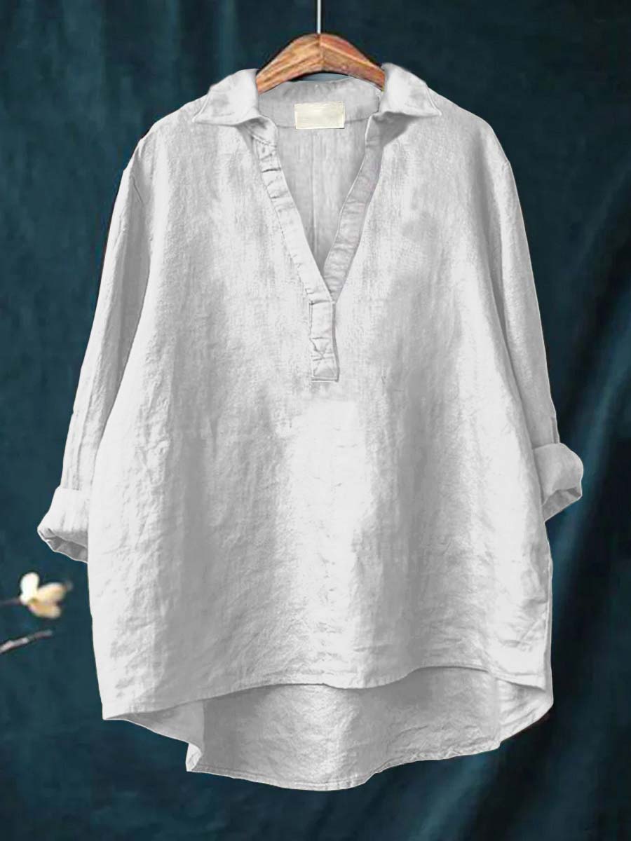 Andrea™ | Linen Blouse