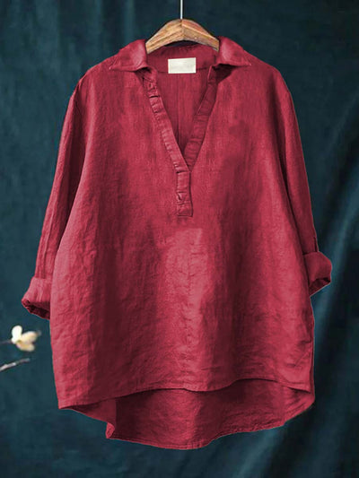 Andrea™ | Linen Blouse