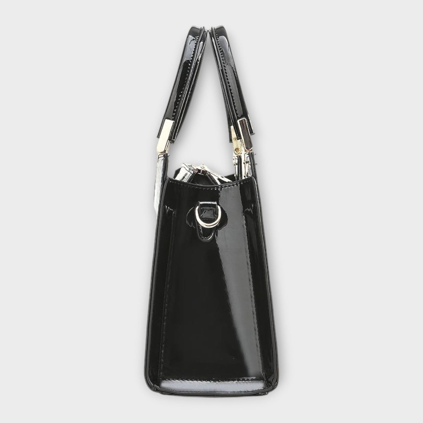 Claire™ | Glossy Crocodile Leather Handbag