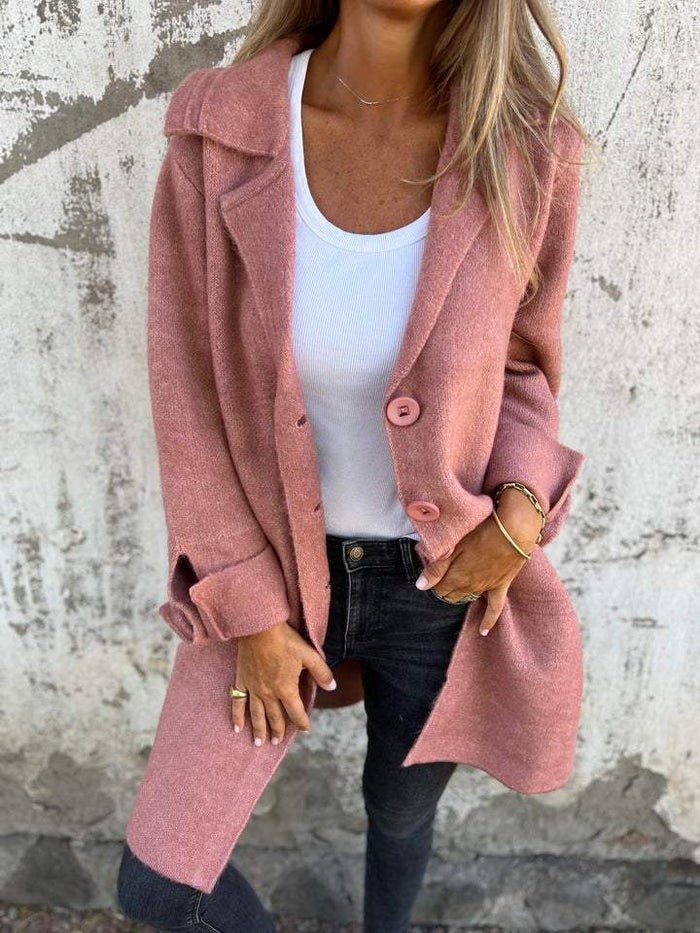 Léonie – Relaxed long autumn coat