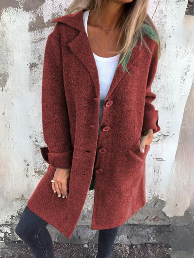 Léonie – Relaxed long autumn coat
