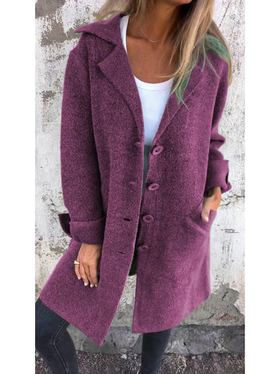 Léonie – Relaxed long autumn coat
