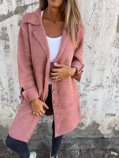 Léonie – Relaxed long autumn coat