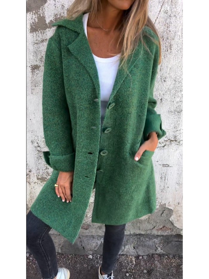 Léonie – Relaxed long autumn coat