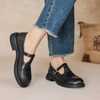 VERDA™ – Elegant Leather Mary Jane Shoes