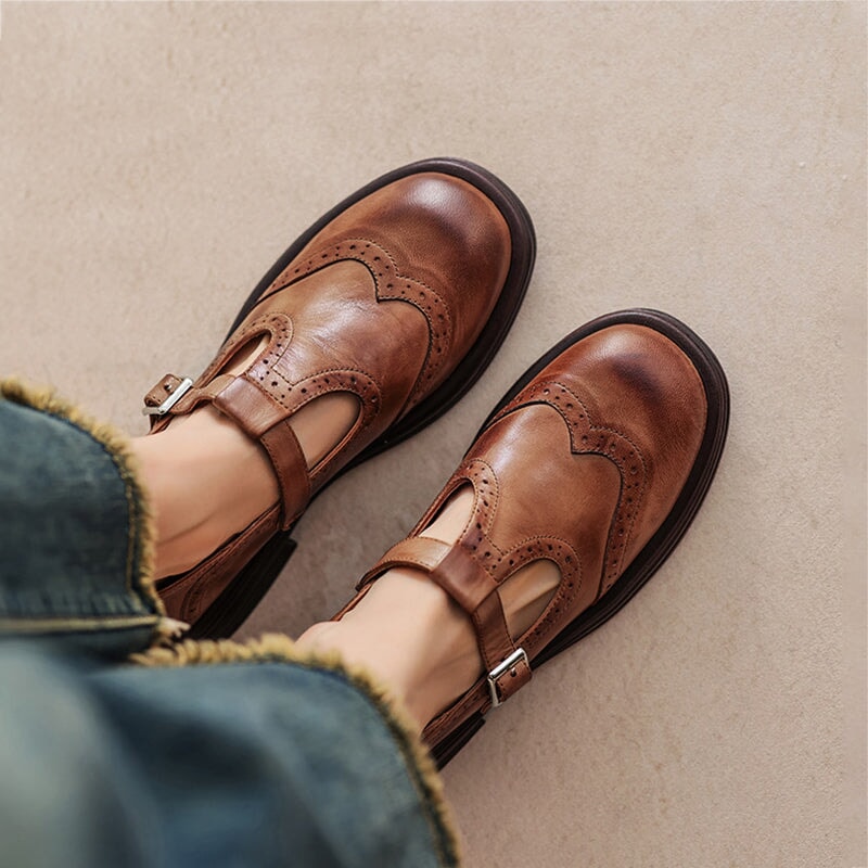 VERDA™ – Elegant Leather Mary Jane Shoes