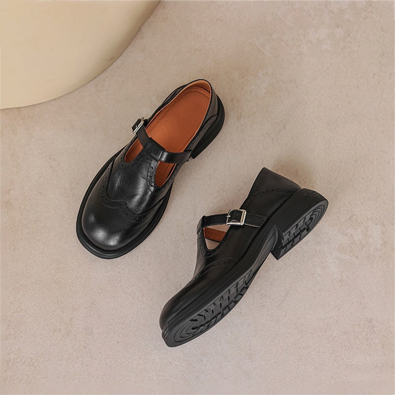 VERDA™ – Elegant Leather Mary Jane Shoes