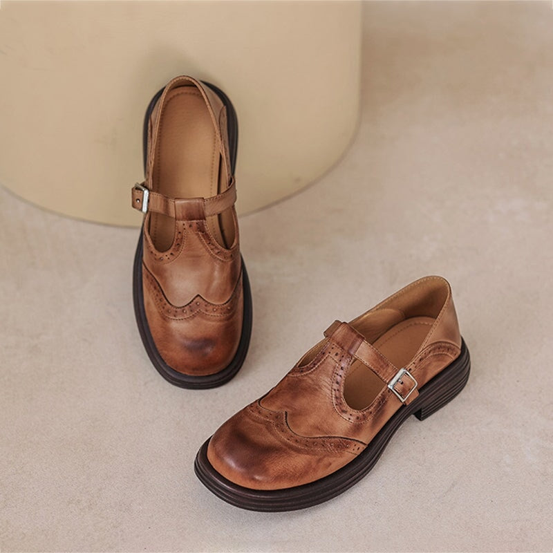 VERDA™ – Elegant Leather Mary Jane Shoes