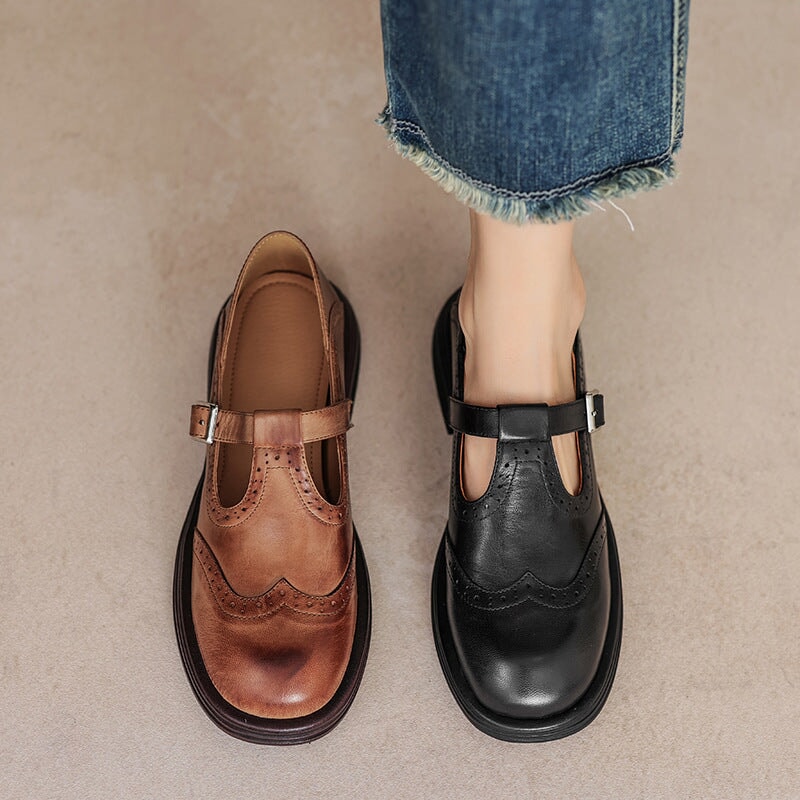 VERDA™ – Elegant Leather Mary Jane Shoes
