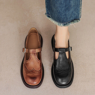 VERDA™ – Elegant Leather Mary Jane Shoes